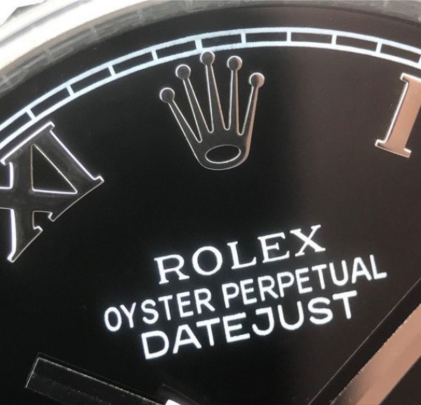 Replica Rolex DateJust 36mm SS 116234 ARF Black Dial Roman Markers 904L Oyster Bracelet SA3135