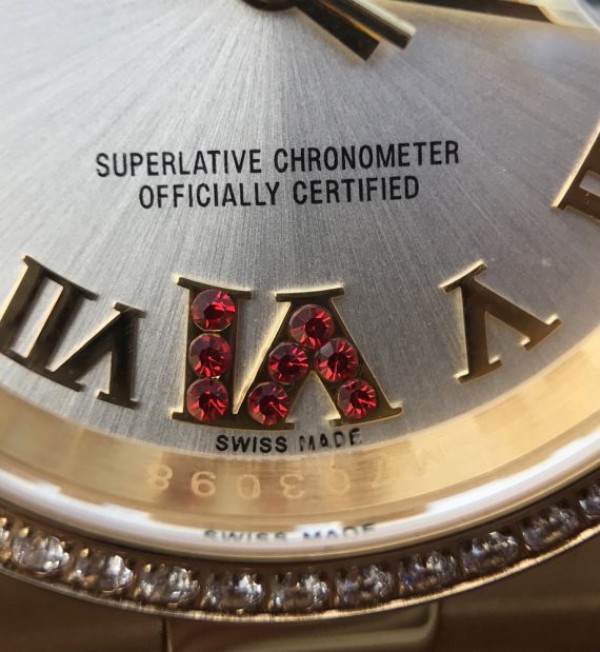 Replica Rolex DateJust 31mm Diamonds Bezel Roman Markers White Dial A2235