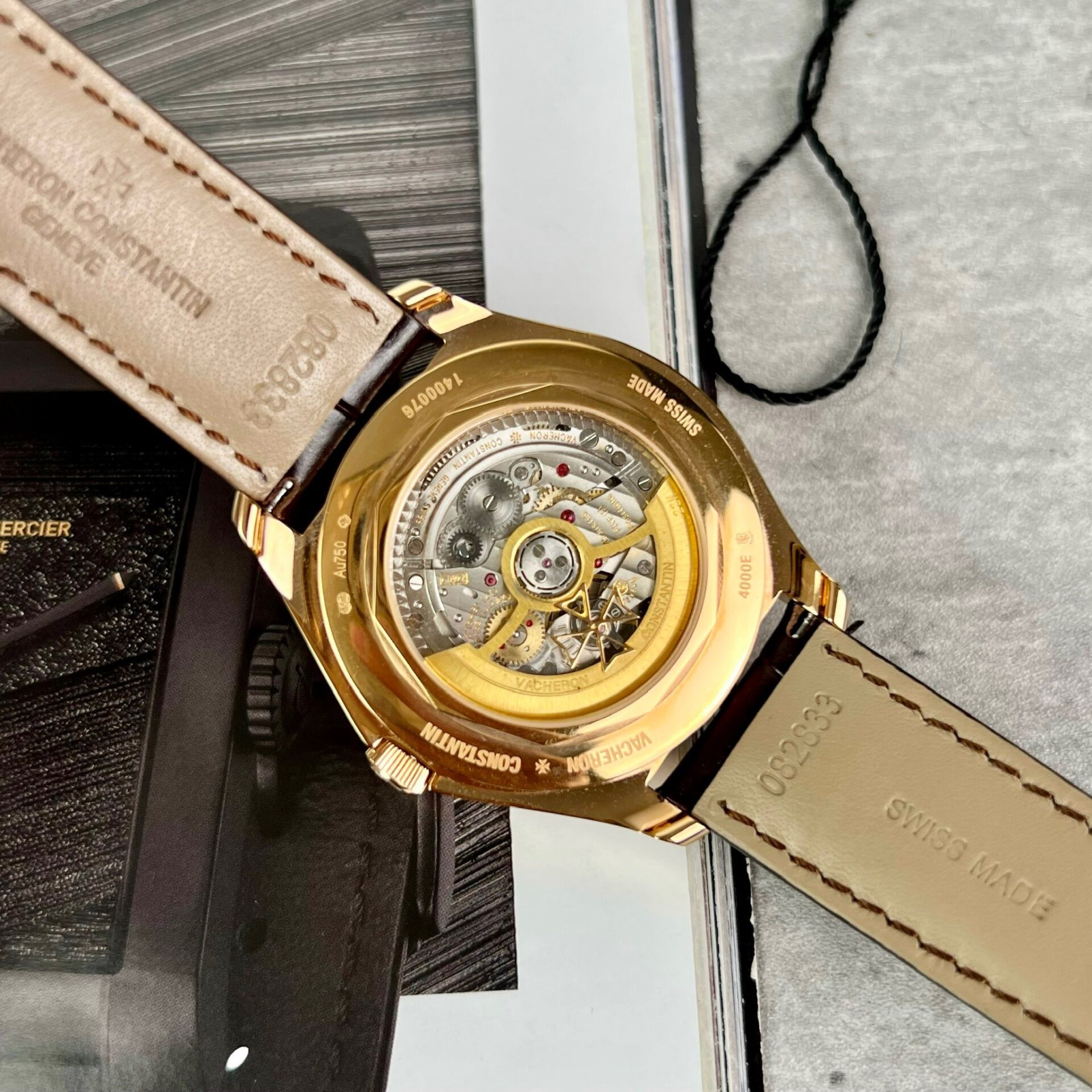 Vacheron Constantin 4000E Replica Watch Chocolate Dial ZF Factory 40mm