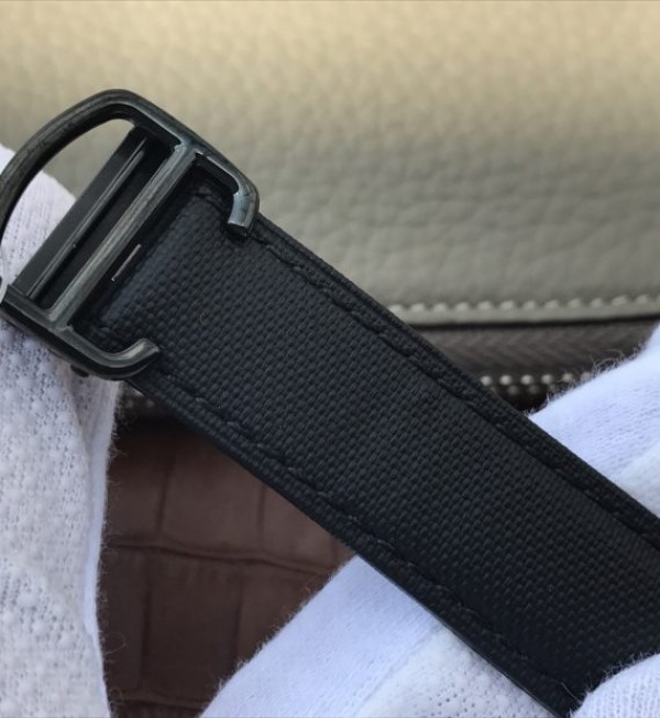 Replica Cartier JF Ballon Bleu 42mm DLC All Black Black Textured Dial Leather Strap A1847
