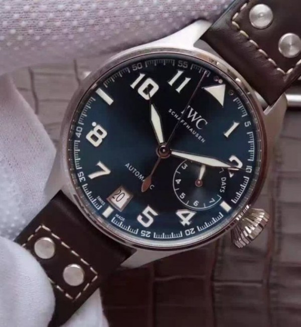 Replica IWC ZF Big Pilot IW500908 Le Petit Prince Leather Strap