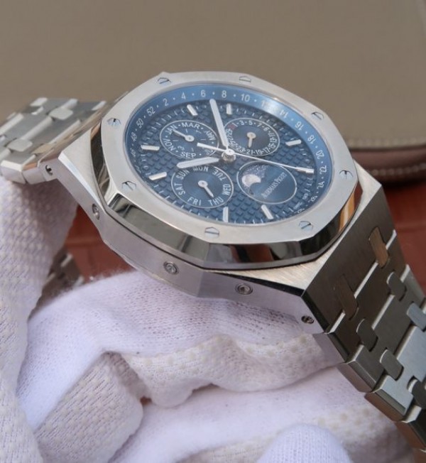 Replica Audemars Piguet JF Royal Oak 41mm 26574 SS Blue Dial SS Bracelet A5134