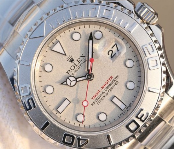 Replica Rolex Yacht-Master 116622 JF Silver Dial on SS Bracelet SH3135