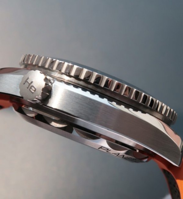 Replica Omega OMF Planet Ocean Master Chronometer SS Black/Orange Bezel Black Dial Nylon A9900