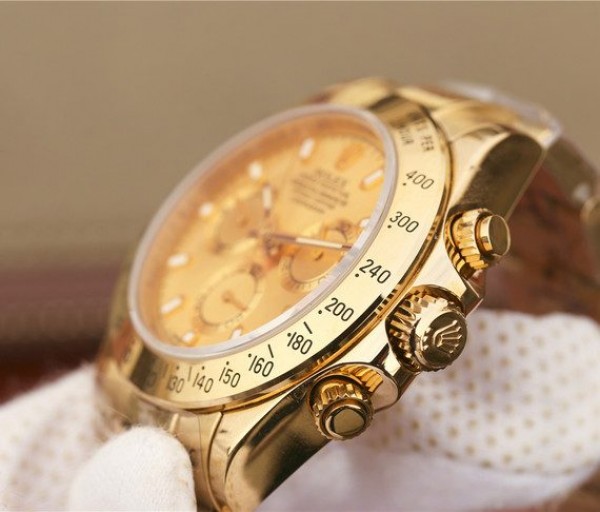 Replica Rolex Daytona YG Yellow Gold Dial BP YG Bracelet A7750