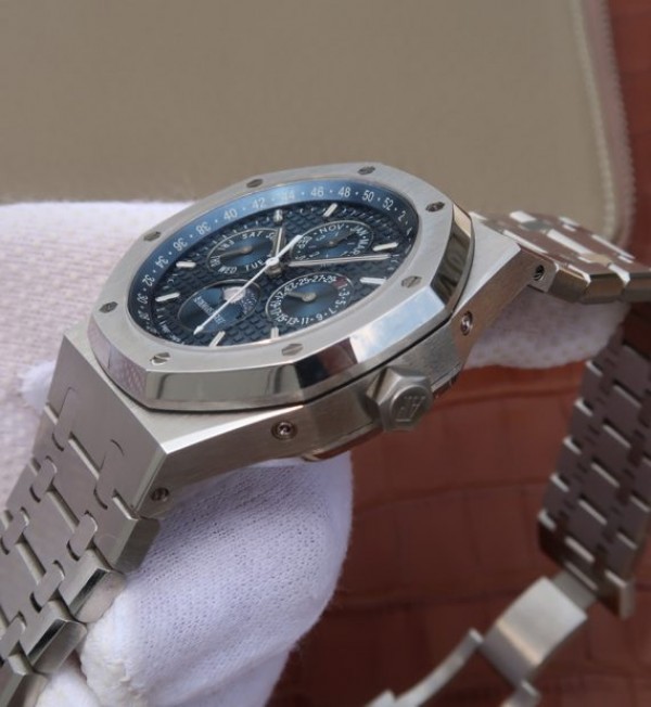 Replica Audemars Piguet JF Royal Oak 41mm 26574 SS Blue Dial SS Bracelet A5134