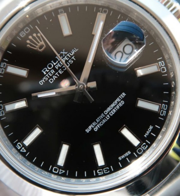 Replica Rolex DateJust 41mm 126300 Noob Black Dial Stick Markers SS Bracelet A3136