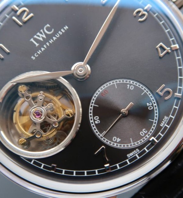 Replica IWC YLF AZ Portuguese Tourbillon Black Dial A98900