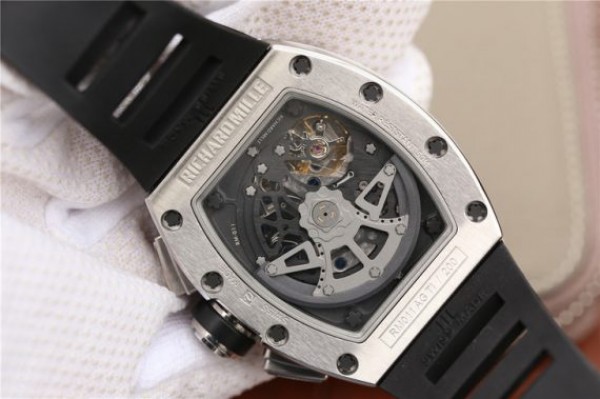 Replica Richard Mille RM011 Green Felipe Massa Dubai Limited Edition Black Rubber Strap A7750