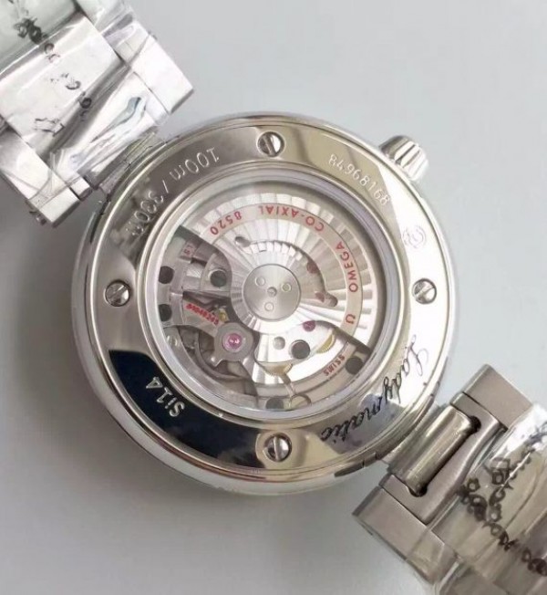 Replica Omega De Ville Lady SS White Dial SS Bracelet A8520