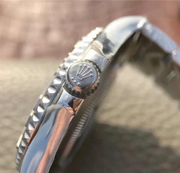 Replica Rolex Yacht-Master 116622 JF Black Dial SS Bracelet A2824