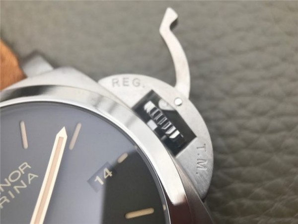 Replica Panerai PAM1351 Titanium ZF Brown Dial Brown Asso Strap P9010