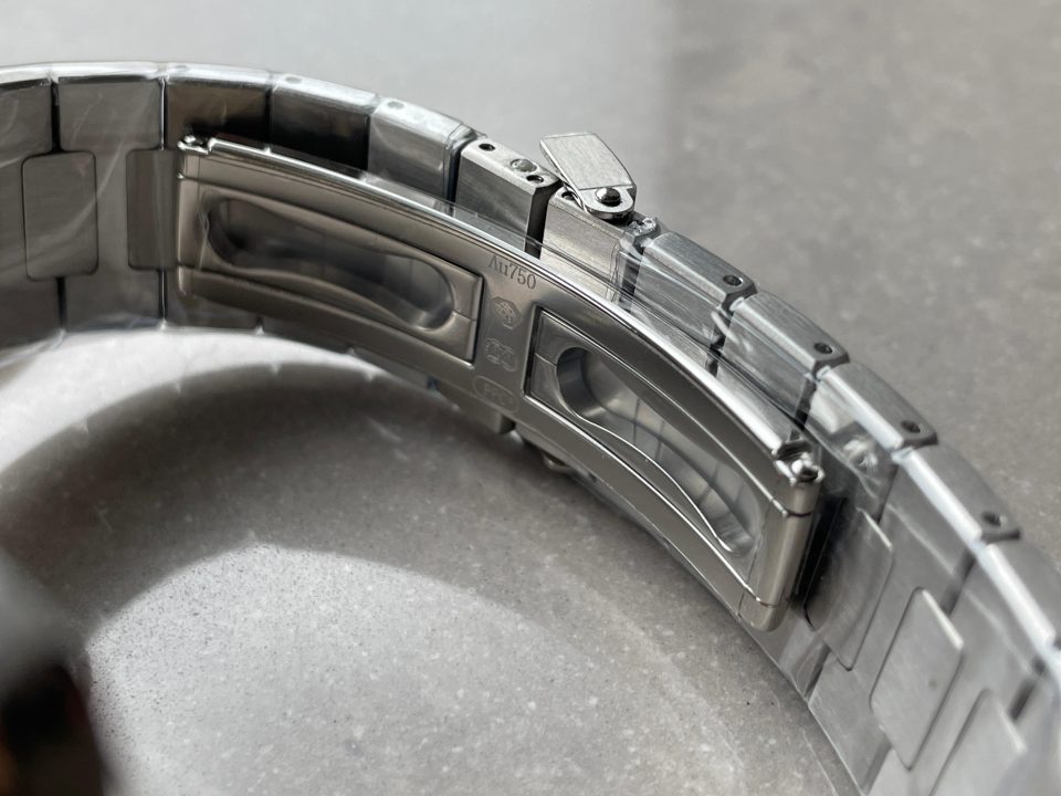 Replica PATEK PHILIPPE Nautilus 5711 40th Anniversary SS PPF 1:1 Best Edition Blue Dial on SS Bracelet A330