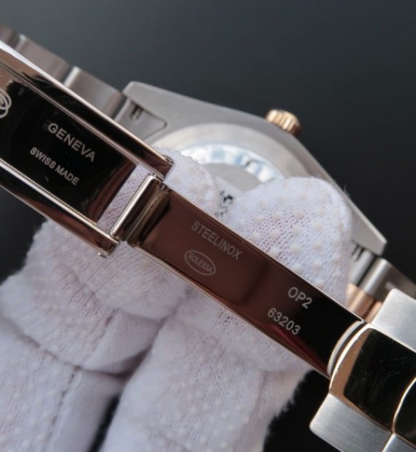 Replica Rolex Noob DateJust 126303 YG Wrapped White Dia A2824
