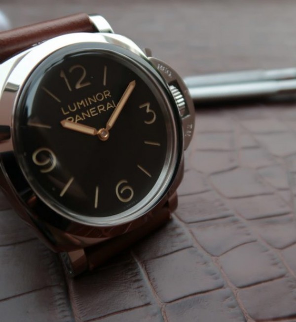 Replica Panerai Luminor 1950 PAM372 Brown Leather Strap P.3000 Super Clone