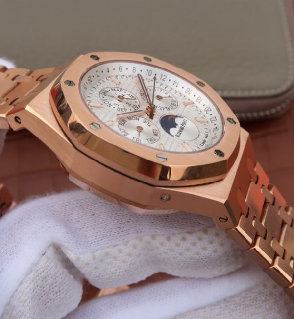 Replica Audemars Piguet JF Royal Oak 41mm 26574 RG White Dial A5134