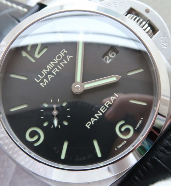 Replica Panerai SF PAM312 Black Leather Strap P.9000 Super Clone