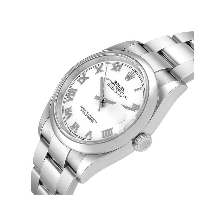 Rolex Datejust 126200-0008 Oyster Steel White Dial Replica