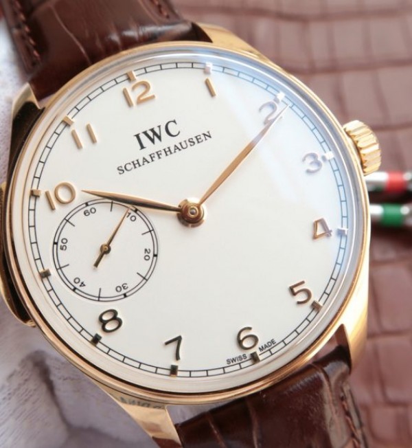 Replica IWC YLF Portuguese YG IW5242 White Dial A95290