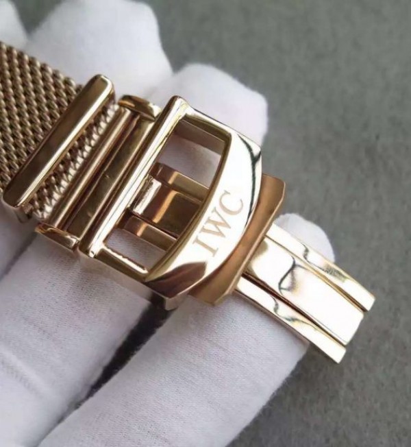 Replica IWC TF Portuguese Tourbillon Moonphase RG Bracelet