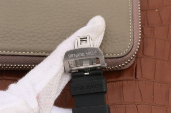 Replica Richard Mille RM018 Hommage a Boucheron SS Black Skeleton Dial Black Rubber Strap 6T51