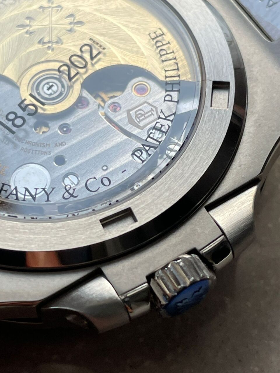 Replica PATEK PHILIPPE Nautilus 5711 3KF 1:1 Best Edition Tiffany Blue Dial on SS Bracelet A324 V2