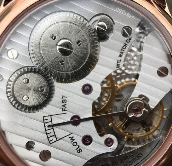 Replica IWC ZF Portuguese IW545406 RG Brown Dial Leather Strap A6498