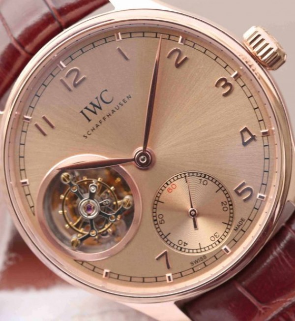 Replica IWC AZ Portuguese Tourbillon RG Dial A98900