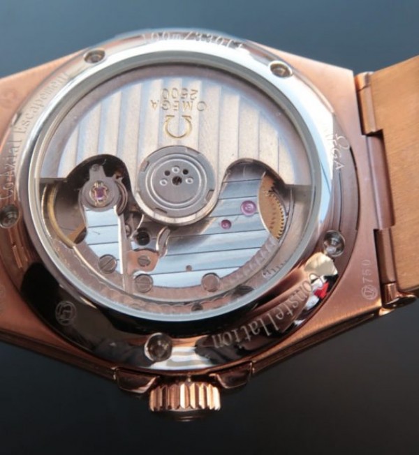 Replica Omega V6 Constellation 123.20.35 RG Case Brown Dial