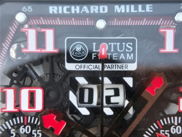 Replica Richard Mille RM011 Black Ceramic RG Chrono Skeleton Dial Black Rubber Strap A7750