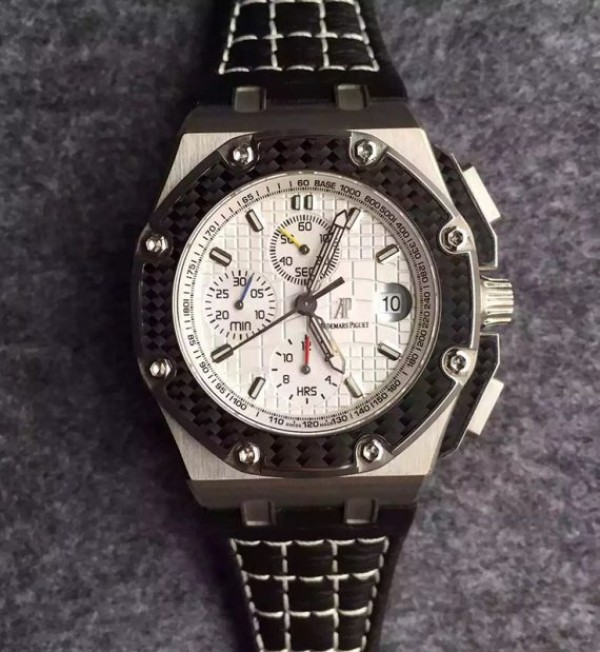 Replica Audemars Piguet JF Royal Oak Offshore Juan Pablo Montoya Titanium White Dial A2226