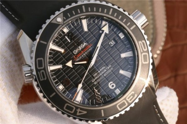 Replica Omega Planet Ocean Professional Ceramic Bezel 45mm OMF 007 Rubber Strap A8501