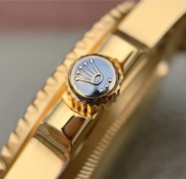 Replica Rolex Submariner 116613 LN Diamonds Markers YG Dial SS/YG Bracelet Eat2836