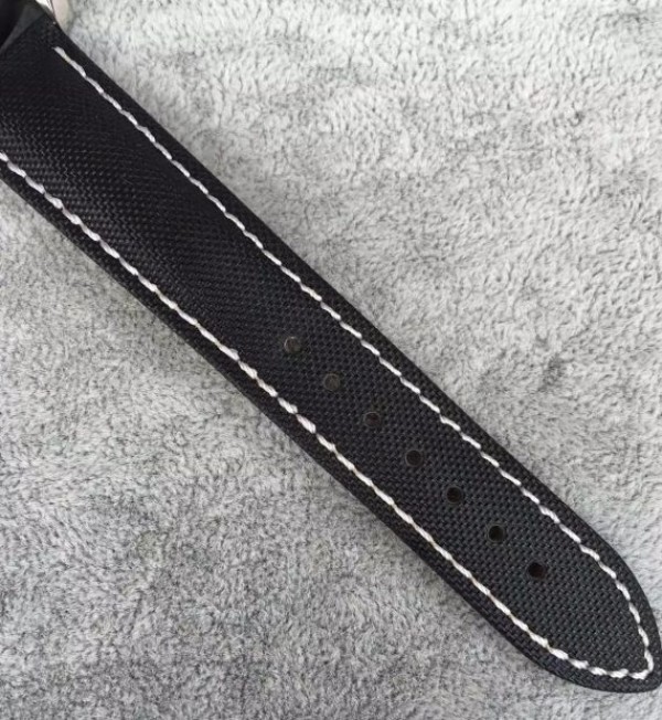 Replica Omega Speedmaster 3210 Black Dial Black Nylon Strap Back through A7750
