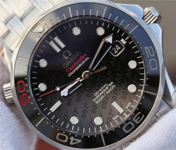 Replica Omega Seamaster 300M Chronometer SS  007  Limited Edition SS Bracelet A2824