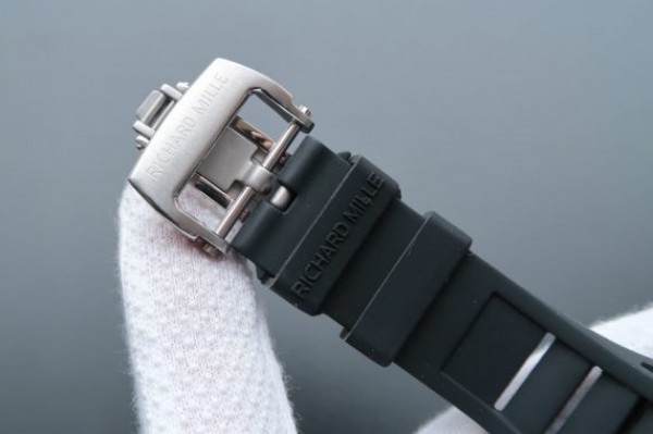 Replica Richard Mille RM057 Dragon Phoenix SS Case Silver Dragon Dial Black Rubber Strap