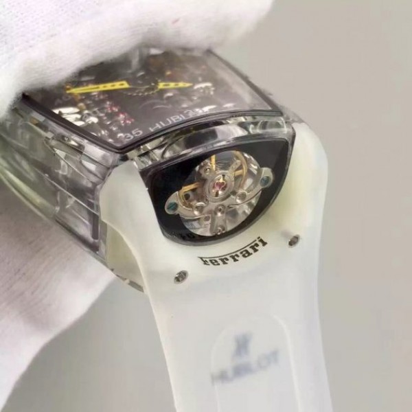 Replica Hublot MP-05 Laferrari Sapphire Limited Edition Skeleton Dial Yellow