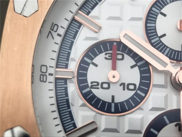Replica Audemars Piguet Royal Oak Offshore 44mm RG Summer Edition JF White Rubber Strap A3126