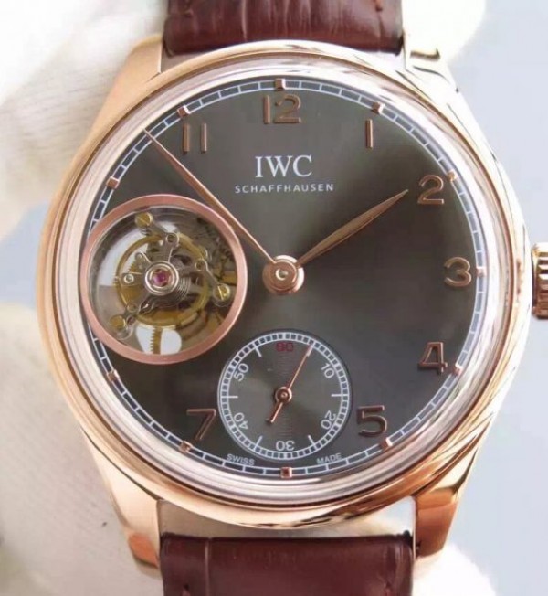 Replica IWC Portuguese Tourbillon IW5463 RG Gray Dial