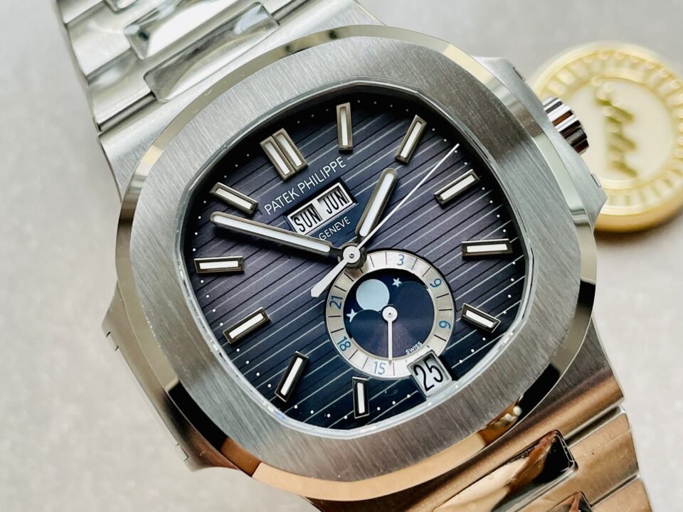 Replica PATEK PHILIPPENautilus 5726 Full Function Moonphase PPF 1:1 Best Blue Dial A324