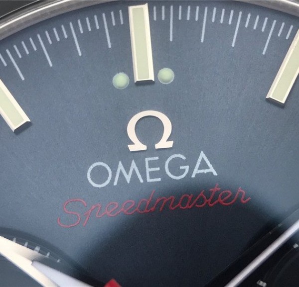 Replica Omega OMF Speedmaster 57 Co-Axial Blue Dial SS Bracelet A9300