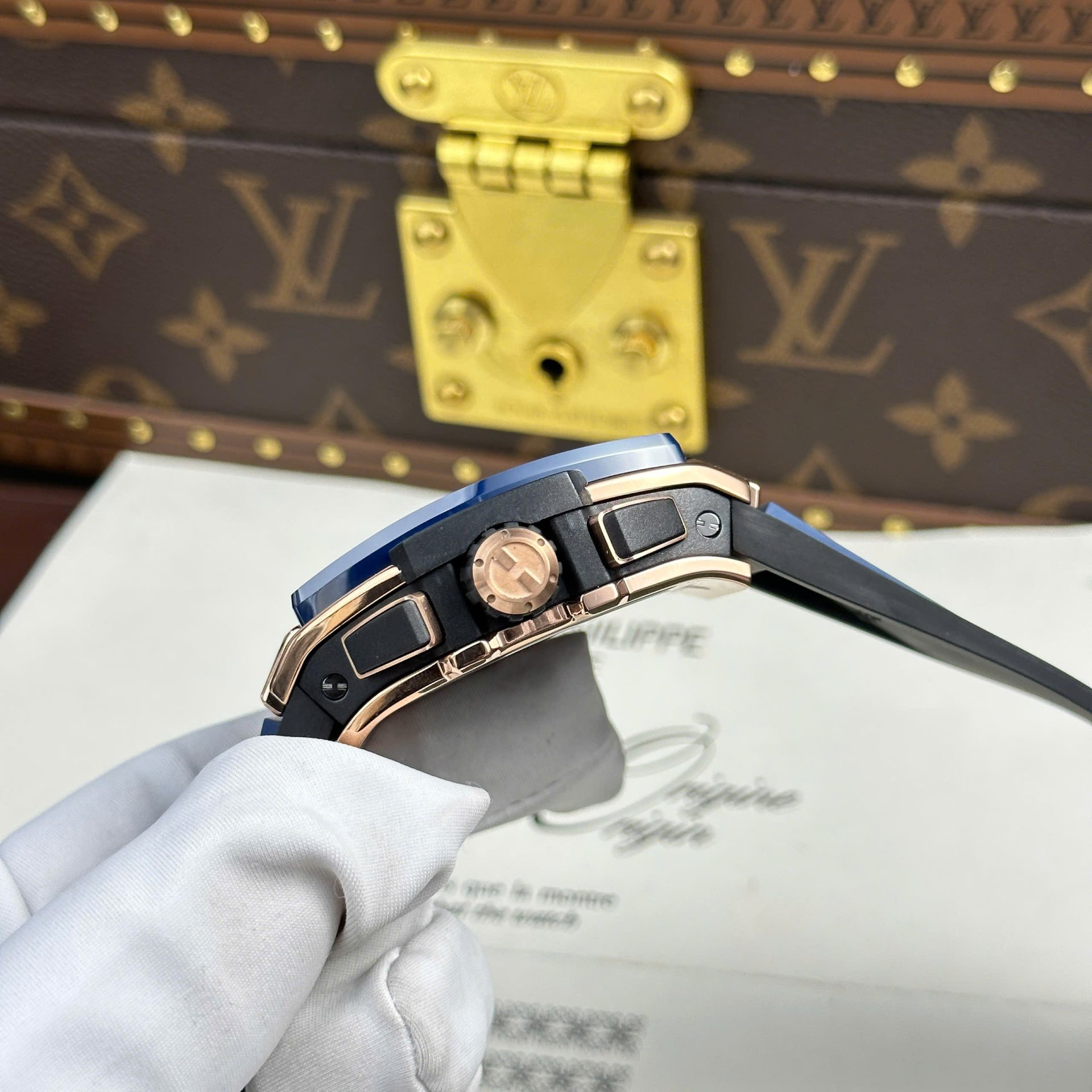 Hublot Spirit Of Big Bang Best Replica 11 Watch Bezel Ceramic Blue BBF Factory 42mm