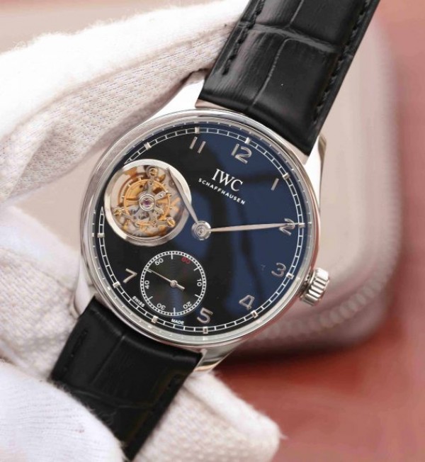 Replica IWC YLF AZ Portuguese Tourbillon Blue Dial A98900