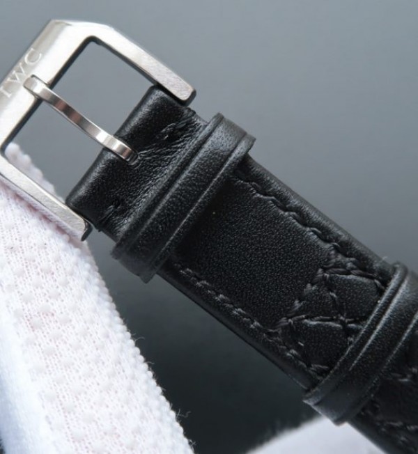 Replica IWC Ingenieur Chrono IW380702 Gray Dial Leather Strap