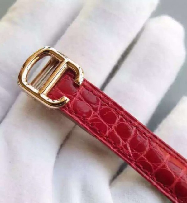 Replica Cartier Ballon Bleu Ladies 28mm RG White Dial Ronda Quartz