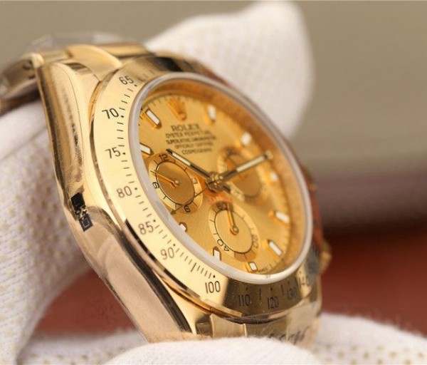 Replica Rolex Daytona YG Yellow Gold Dial BP YG Bracelet A7750