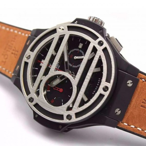 Replica Hublot Big Bang 44mm Black Dial Chukker Bang SS A7750