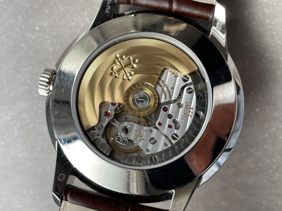 Replica PATEK PHILIPPE Perpetual Calendar 5320G-001 SS GSF 1:1 Best Edition Cream Dial on Brown Leather Strap A324