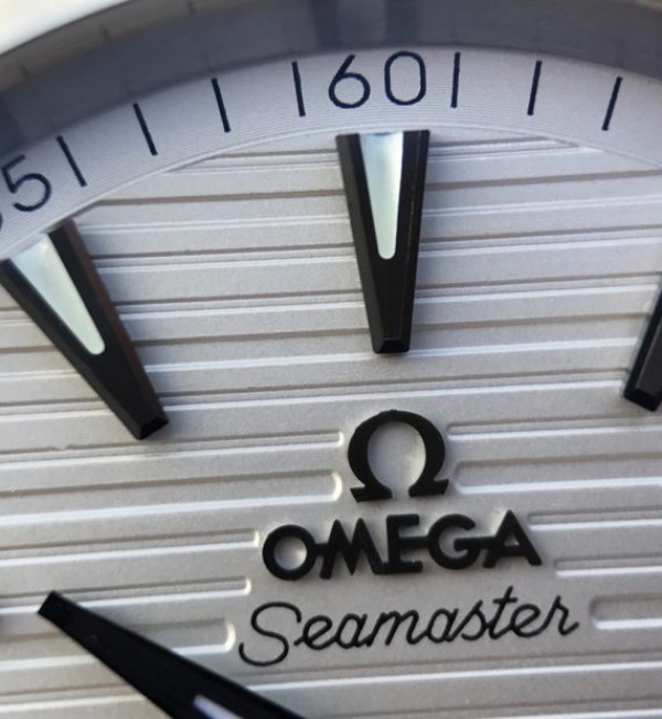 Replica Omega XF Seamaster CO-AXIAL Master Chronometer White Textured Dial SS Bracelet A8900