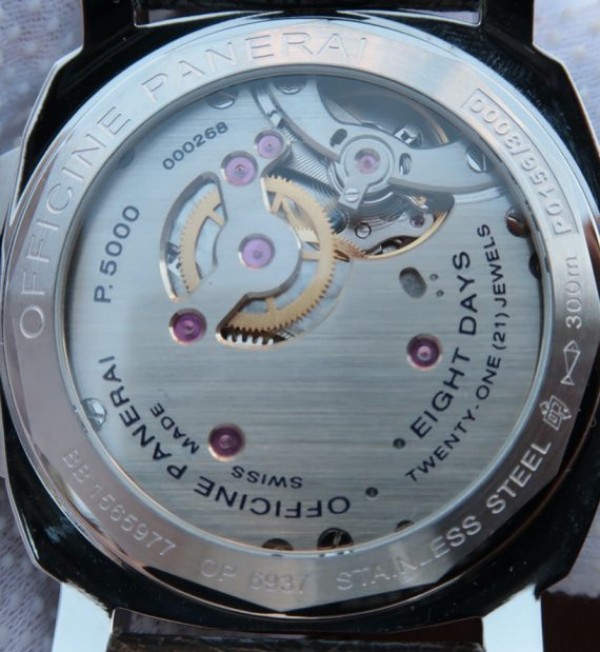 Replica Panerai XF PAM510 Black Distressed Calfskin Strap P5000
